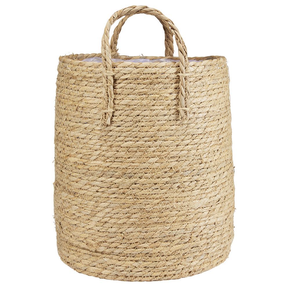 Cache pot rond osier 23L Ø30xH38cm