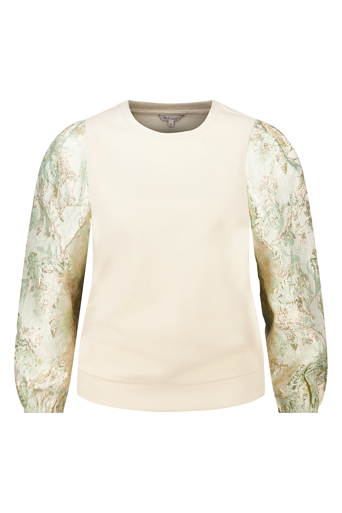 Sweater met jacquard mouwen Kit
