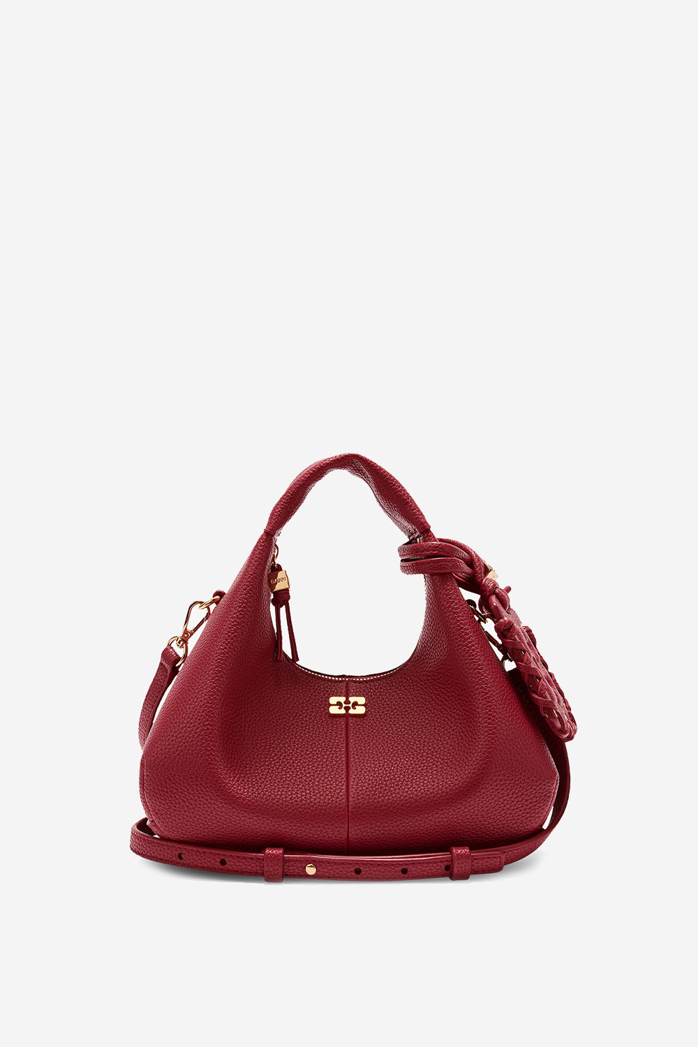 Hobo mini grained leather crossbody