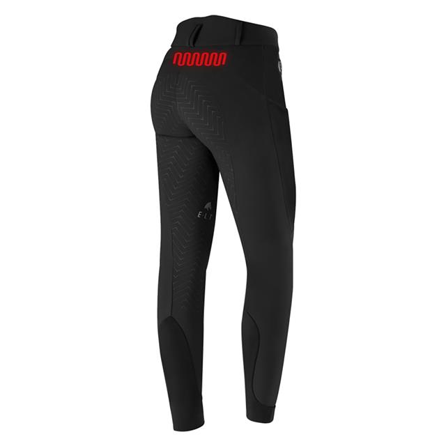 Paardrijbroek E·L·T Comfort Heat Heating Full Grip Zwart