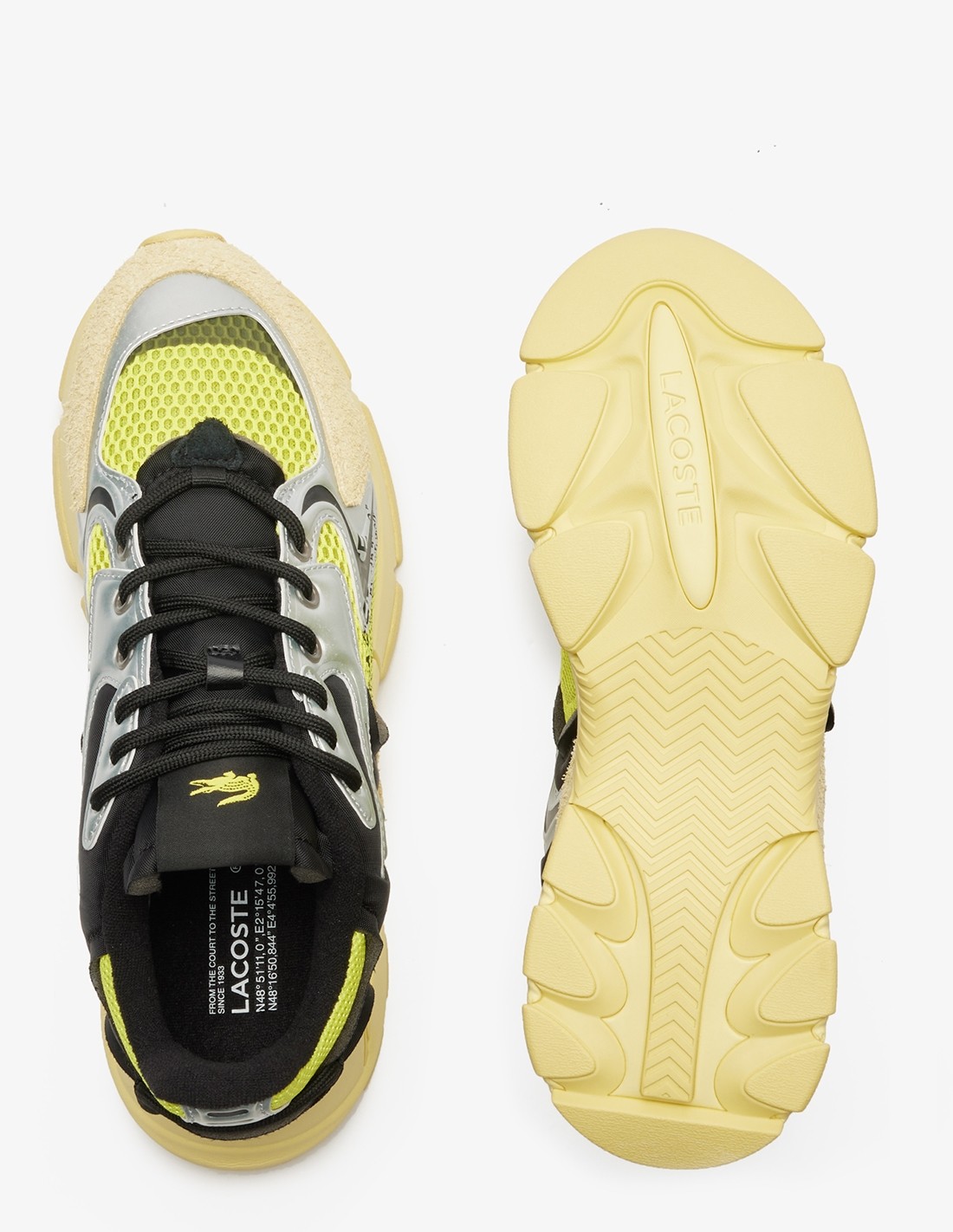 lacoste Sneakers Homme L003 Neo Sma Jaune/Noir