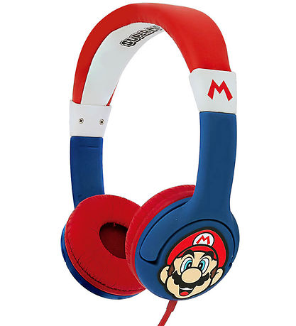 OTL H?retelefoner - Super Mario - Junior On-Ear - Mario - R?d/Bl