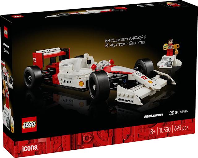 McLaren MP4/4 og Ayrton Senna LEGO®  Icons (10330)
