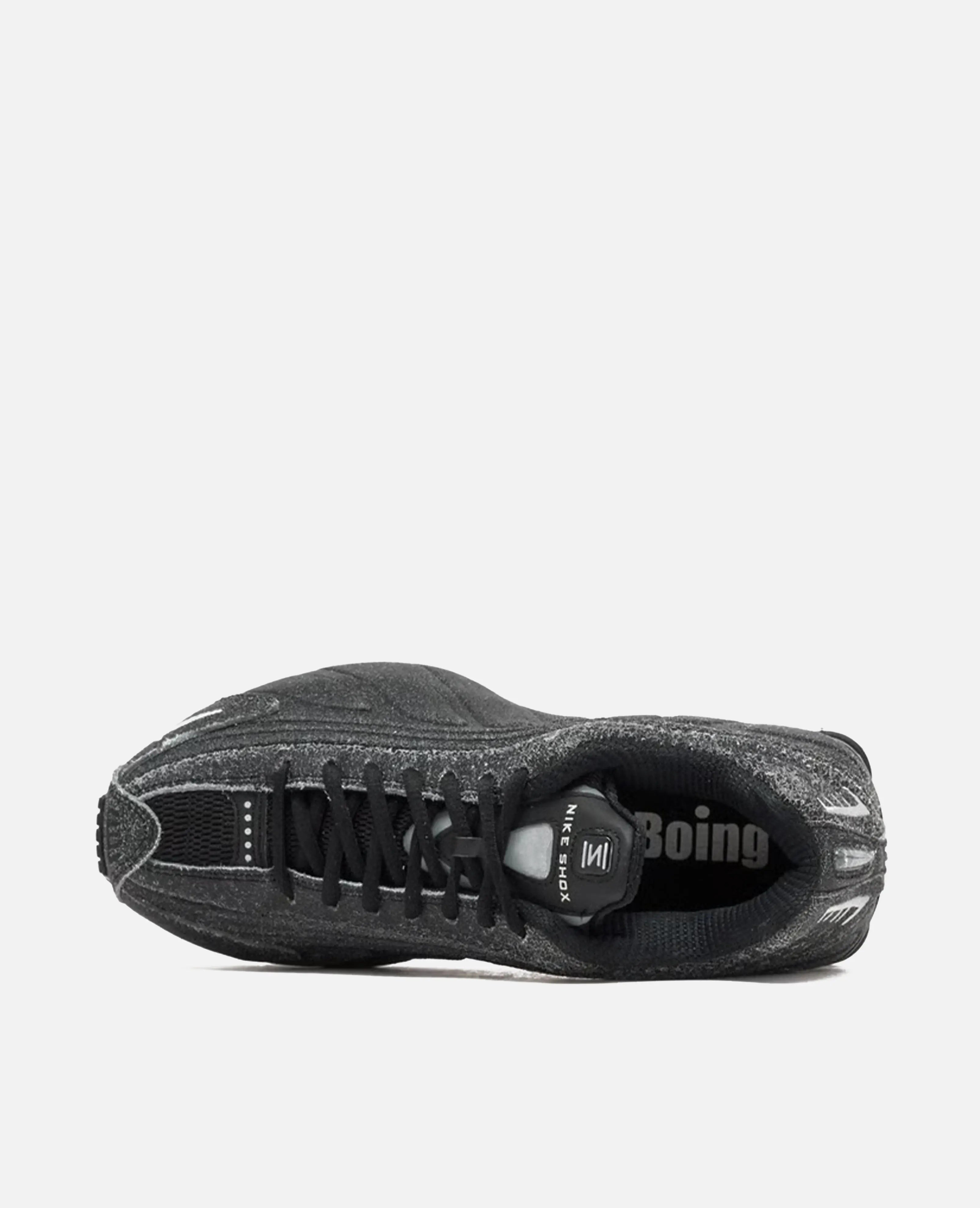 Nike Shox R4 QS (Black/Sail-LT Smoke Grey-Metallic Silver)