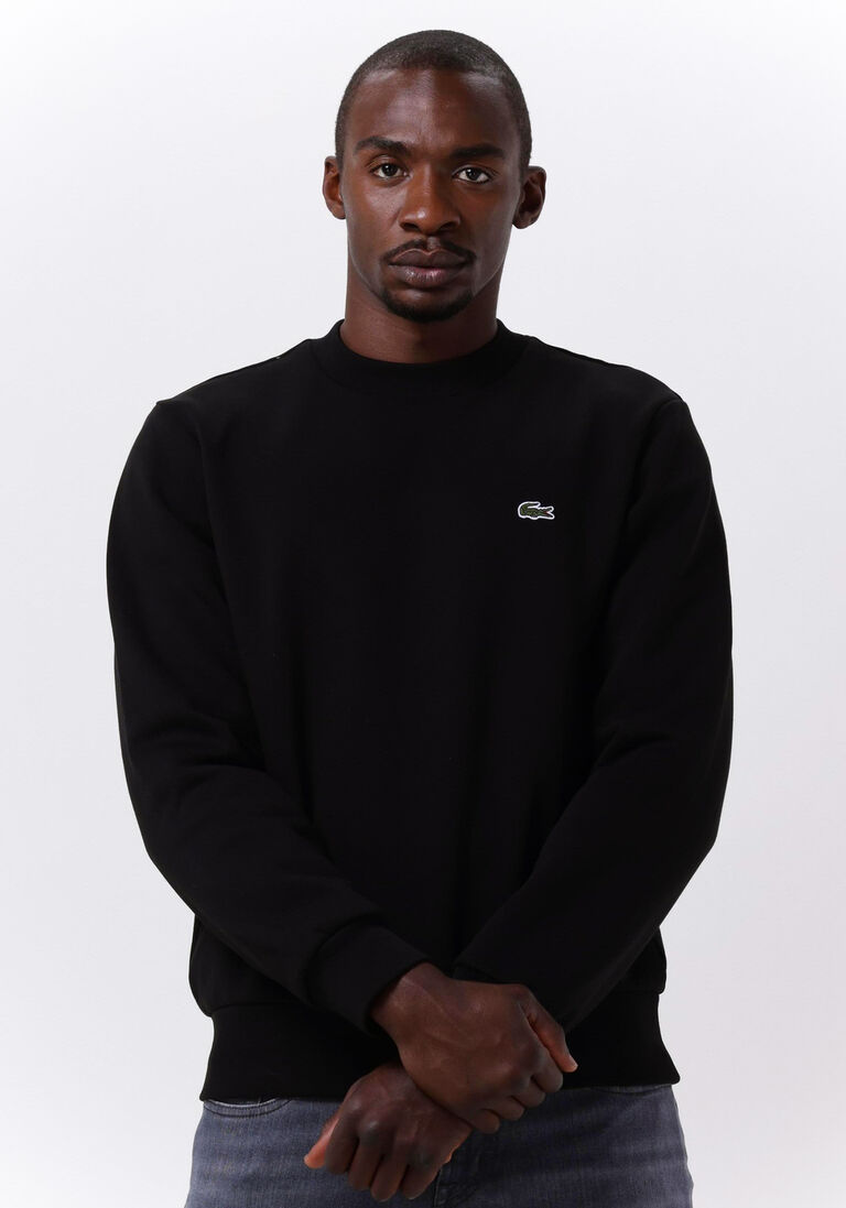 LACOSTE zwarte lacoste trui sh9608 sweatshirt