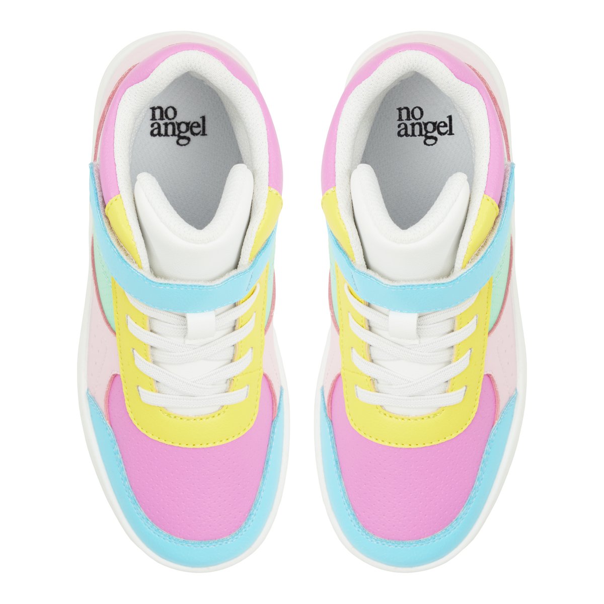 NO ANGEL-Swag-jg-Baskets montantes - Talon plat - Multicouleur