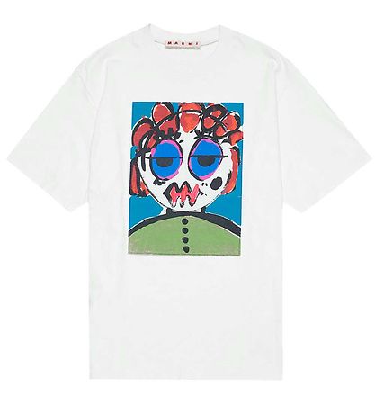 Marni T-Shirt - Weiß m. Print