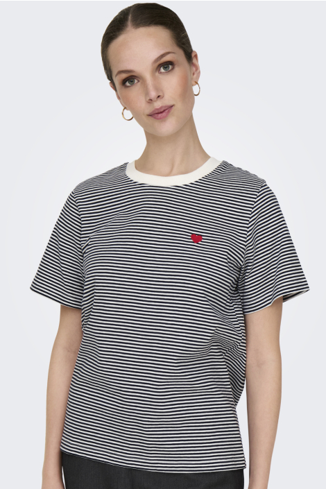 Jacqueline de Yong witte dames t-shirt