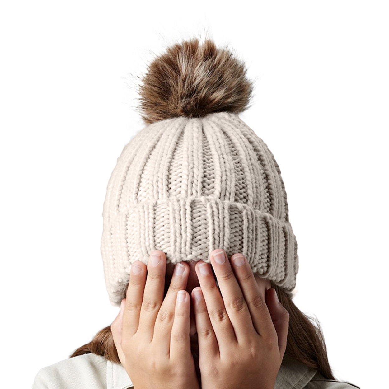 Gorro Intantil De Punto Beechfield Con Pompón