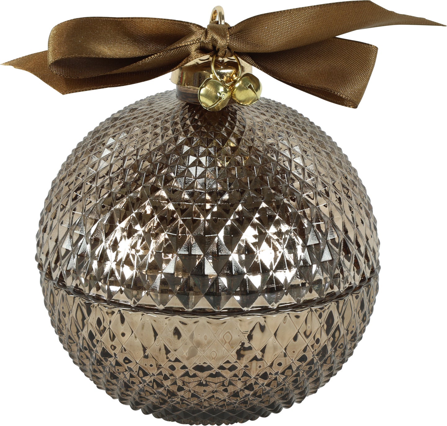 Countryfield kaars in glas Chic bruin 20 uur D 11 H 13 cm