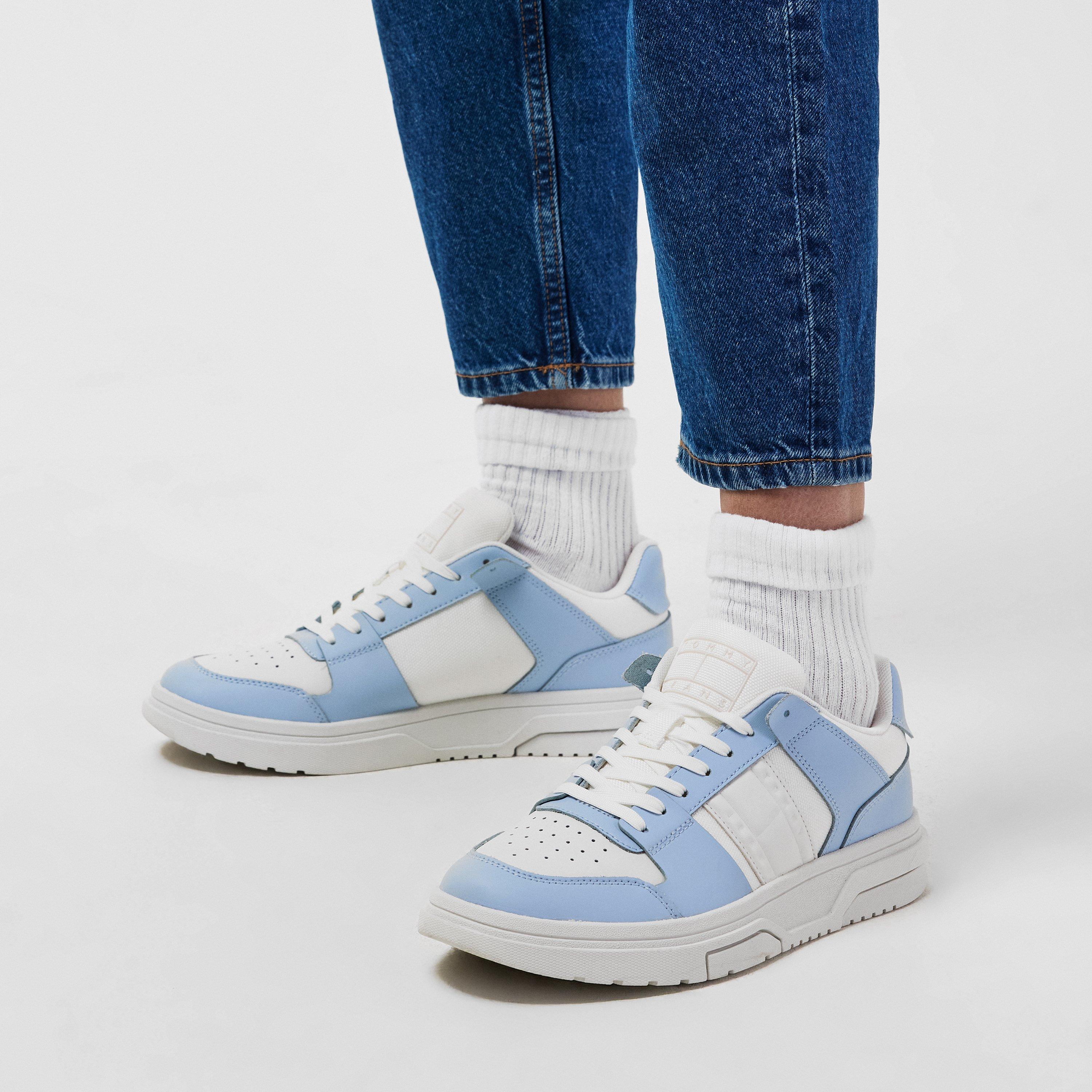 Tommy Jeans Leather Skate Trainers