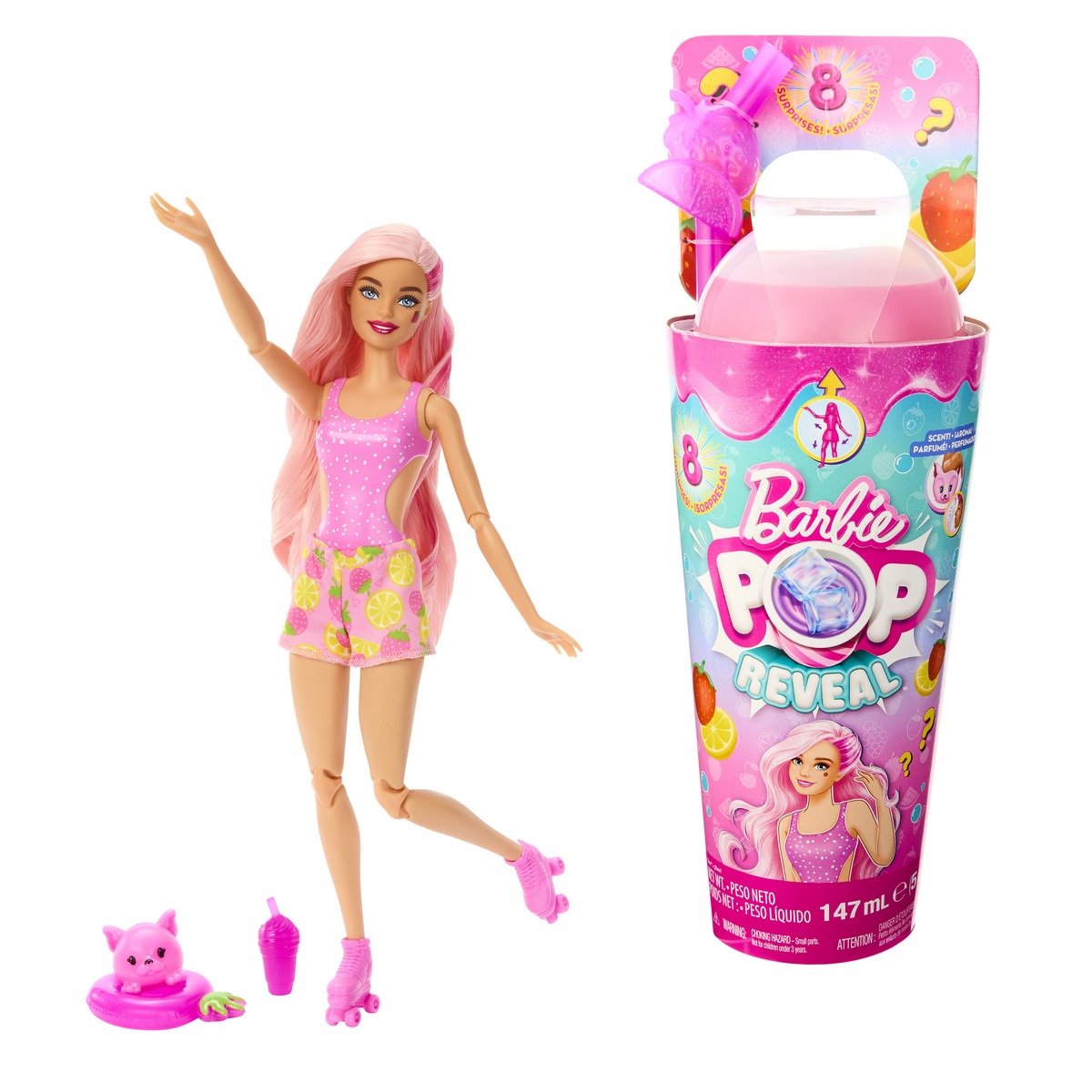 Barbie Pop Reveal Fraise