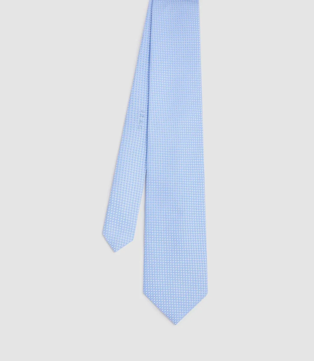 Cravate 8cm bleu ciel 