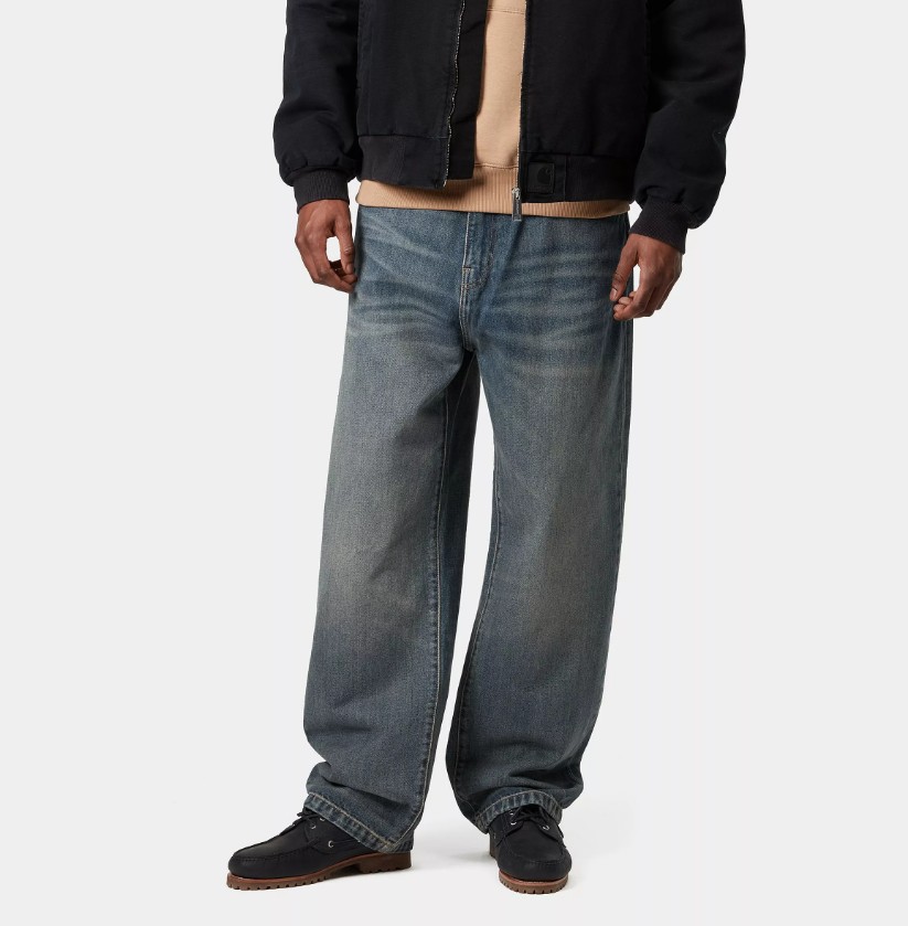 Carhartt WIP Landon Pant Blue Heavy Stone Wash