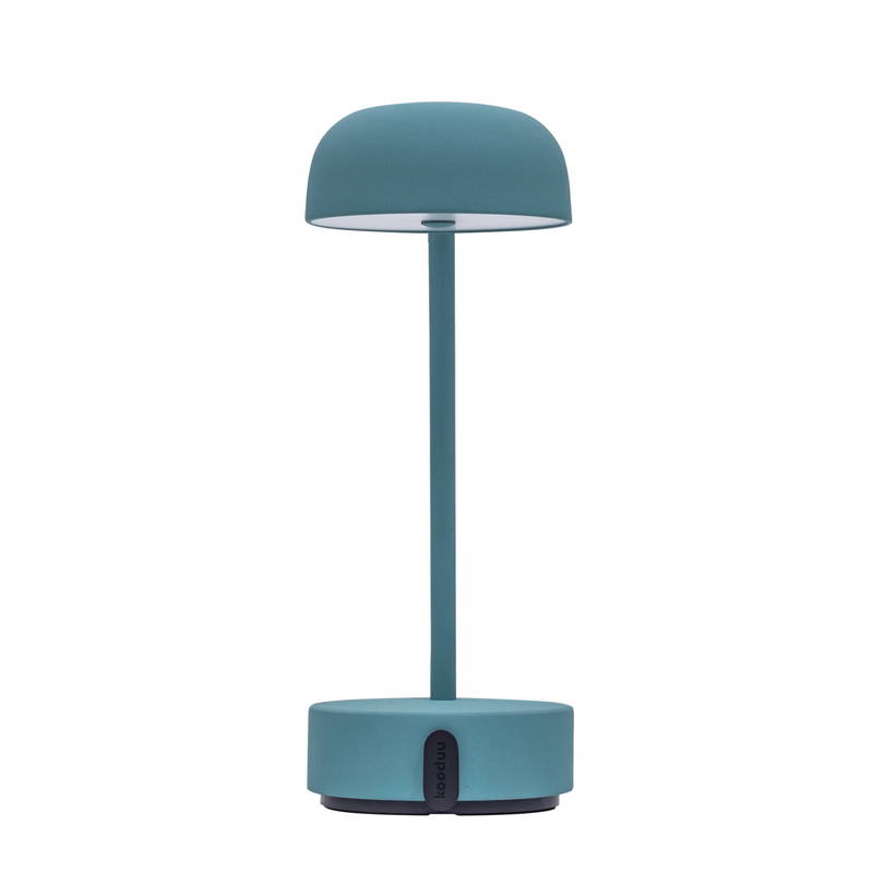 kooduu LED-Tischleuchte Smokey Teal FOKUS