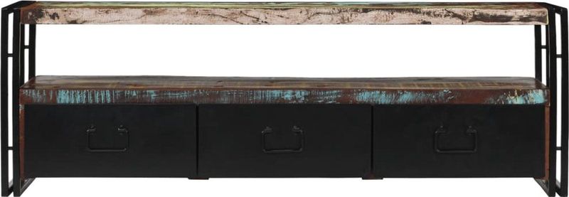 TV-Meubel - Antieke Stijl - Massief Gerecycled Hout