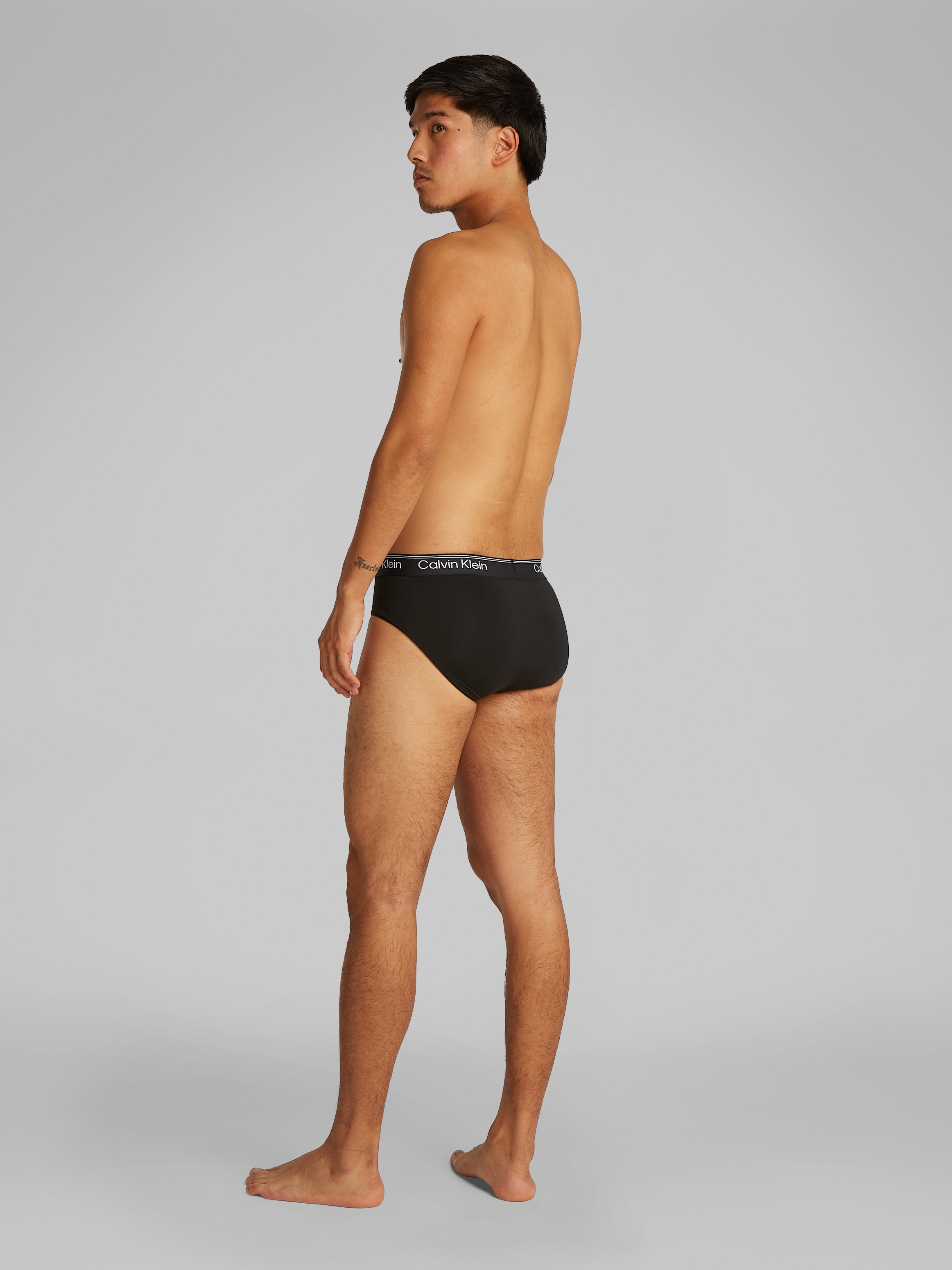 Calvin Klein Underwear Hipster »HIP BRIEF 3PK«, 3er-Packer Packung, mit Logo-Elastikbund