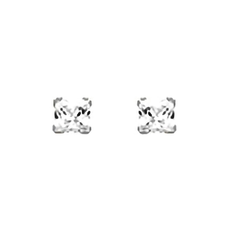 Boucles d'oreilles femme - Oxyde de zirconium - Or 18 Carats