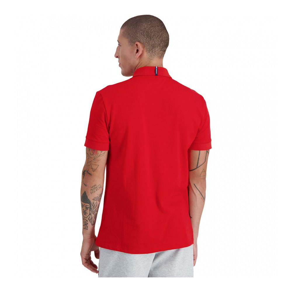 Le Coq Sportif ESSENTIELS N°2 - Polo Homme rouge electro