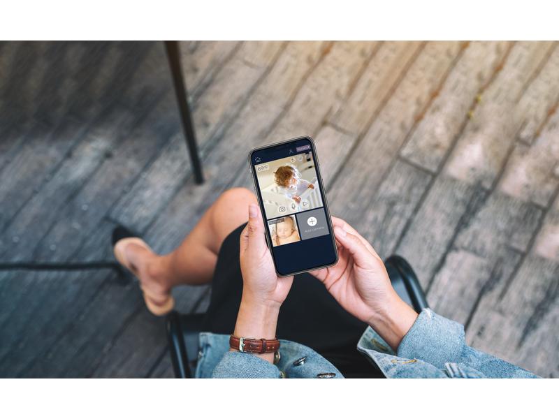 Motorola Babyphone Video VM855 Connect WLAN-Babyphone mit 5.0 Zoll Display und tragbare Kamera