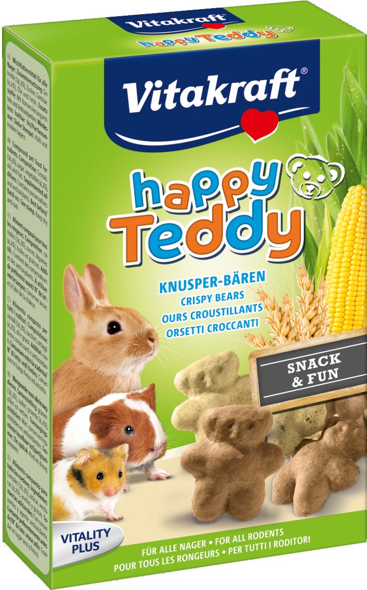 Vitakraft knaagdier- en konijnensnack Happy Teddy 75 g