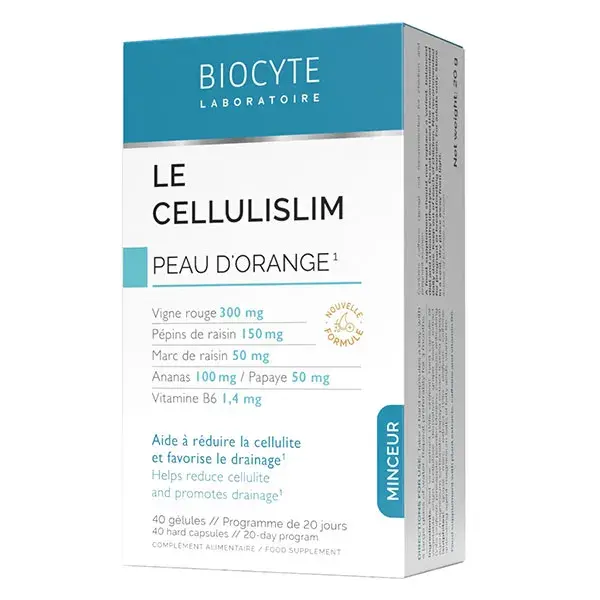 Biocyte Cellulislim Slimming Orange Peel Drenage 60 cápsulas