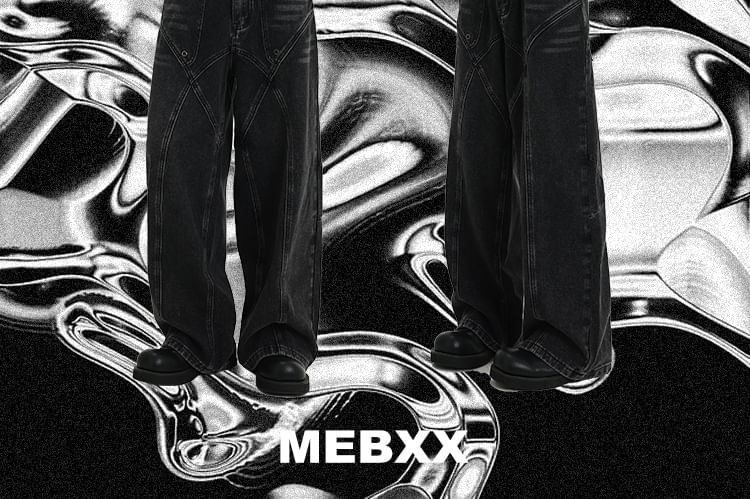 Meiksip - Hoge taille losse rechte jeans