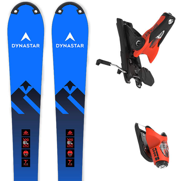 Pack ski DYNASTAR SPEED OMG FIS SL FAC 165 R22 + SPX 15 HOT RED