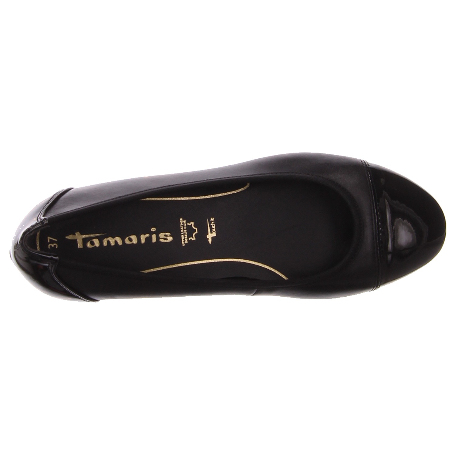 Tamaris Ballerina schwarz schwarz