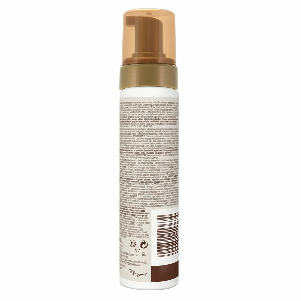 Hawaiian Tropic Sunless Tan Foam Light/Medium200 ml
