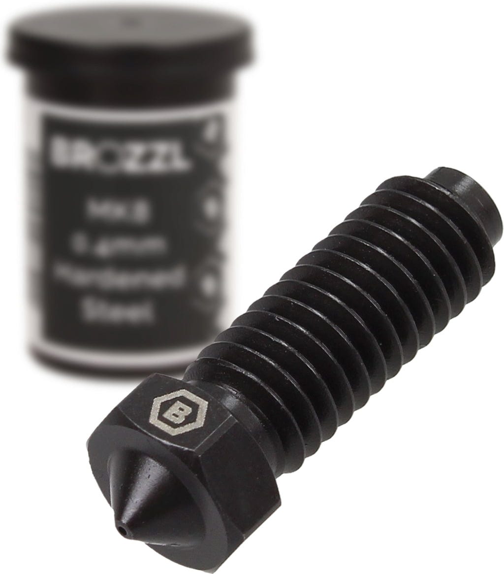 BROZZL  Düse Stahl gehärtet für Anycubic Kobra 2 Series, 0,2 mm    Hochfeste gehärtete Stahldüse für Anycubic Kobra 2 Serie