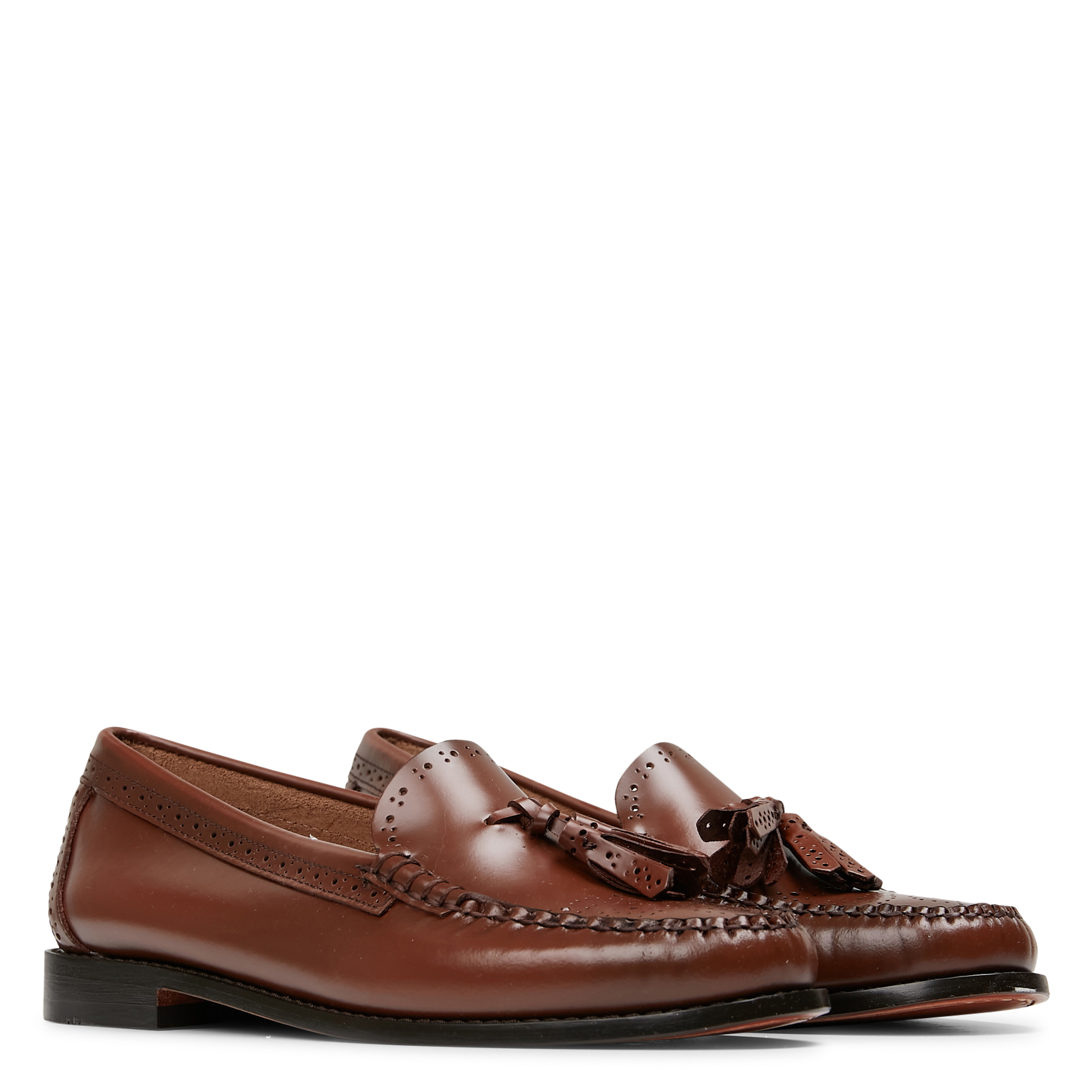 Mocassins en cuir lisse | Marron