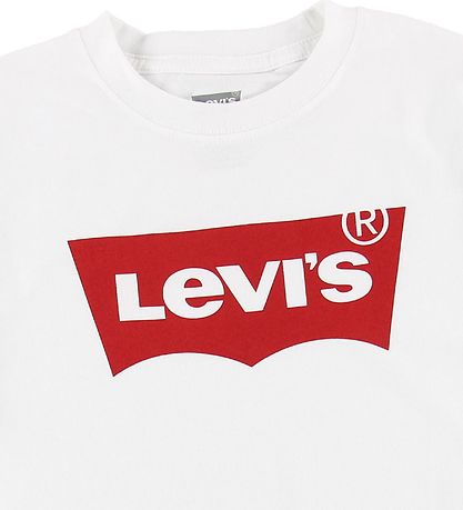 Levis T-Shirt - Batwing - Weiß mit. Logo