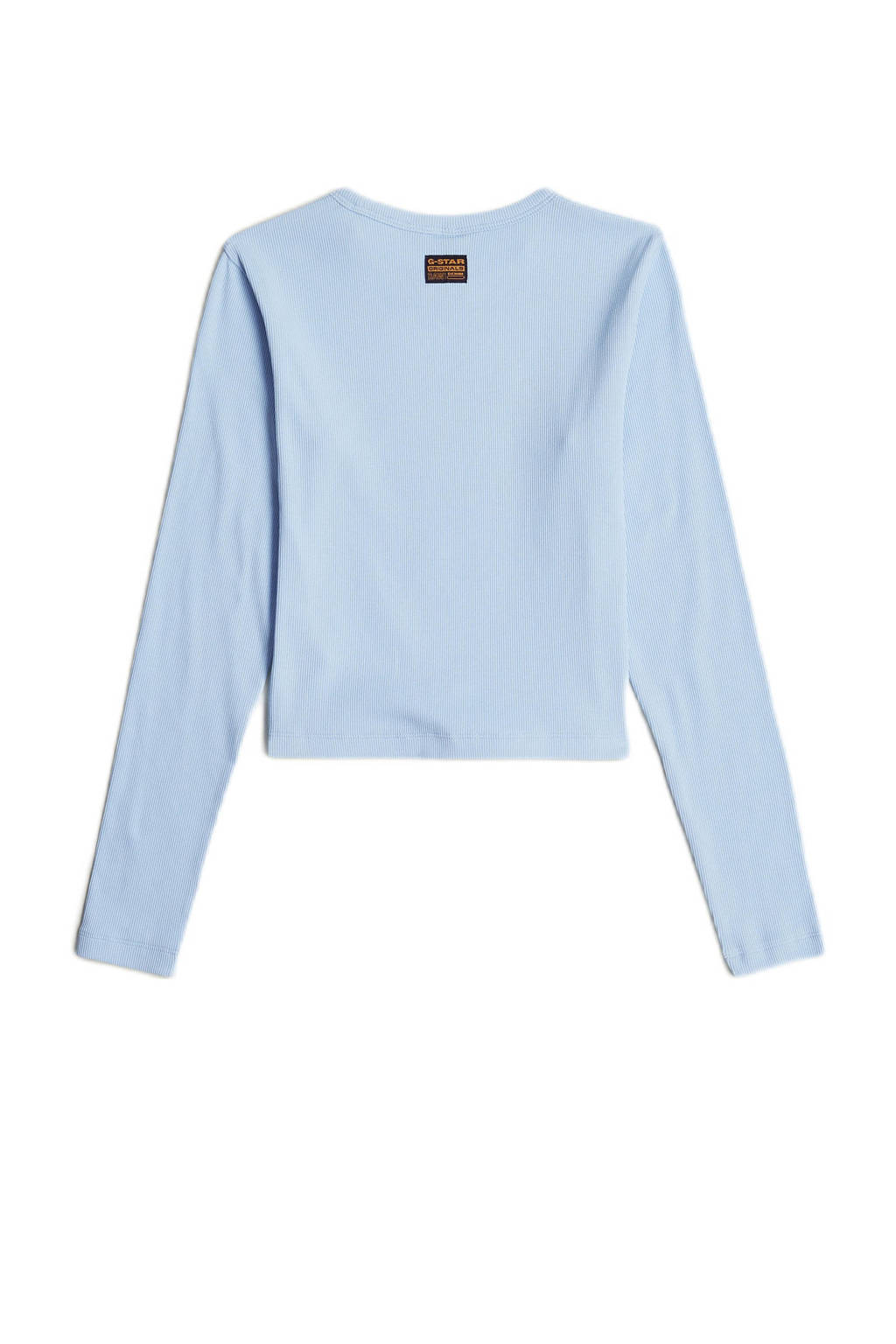 G-STAR cropped longsleeve lichtblauw
