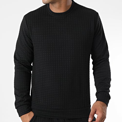Ensemble Sweat Crewneck Et Pantalon Jogging 1070521 Noir