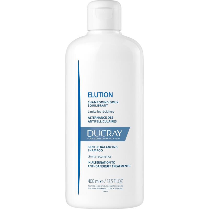 Shampooing doux équilibrant Ducray Elution - Flacon de 400 ml