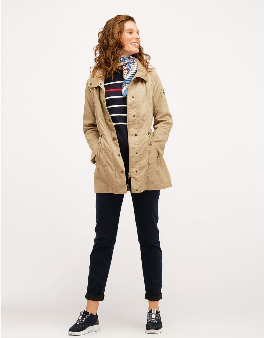 Parka taupe