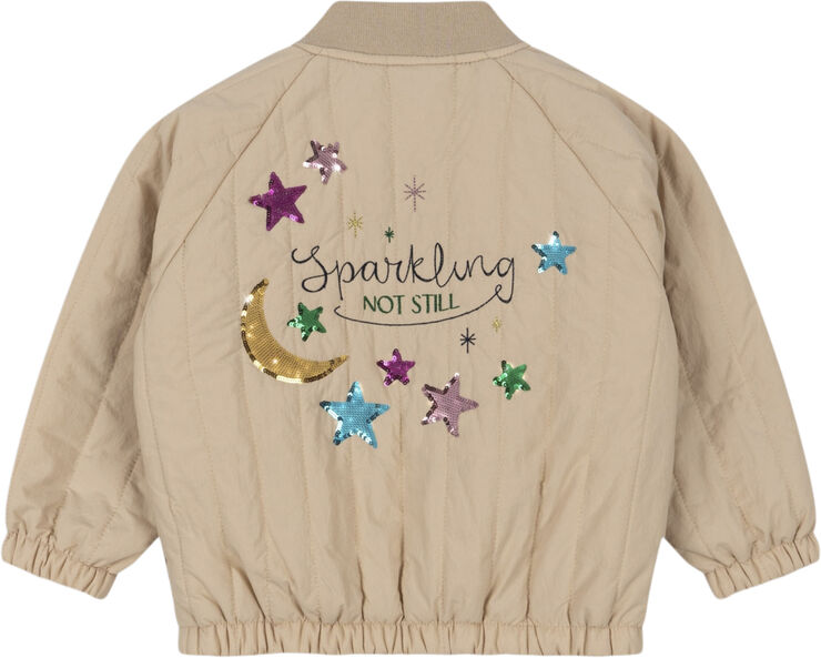 Konges Sløjd JUNO SEQUIN BOMBER JACKET Frappé