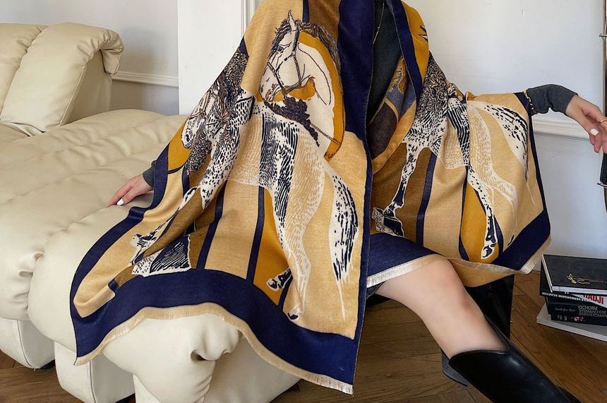 Dreamaway - Sjaal met paardenprint