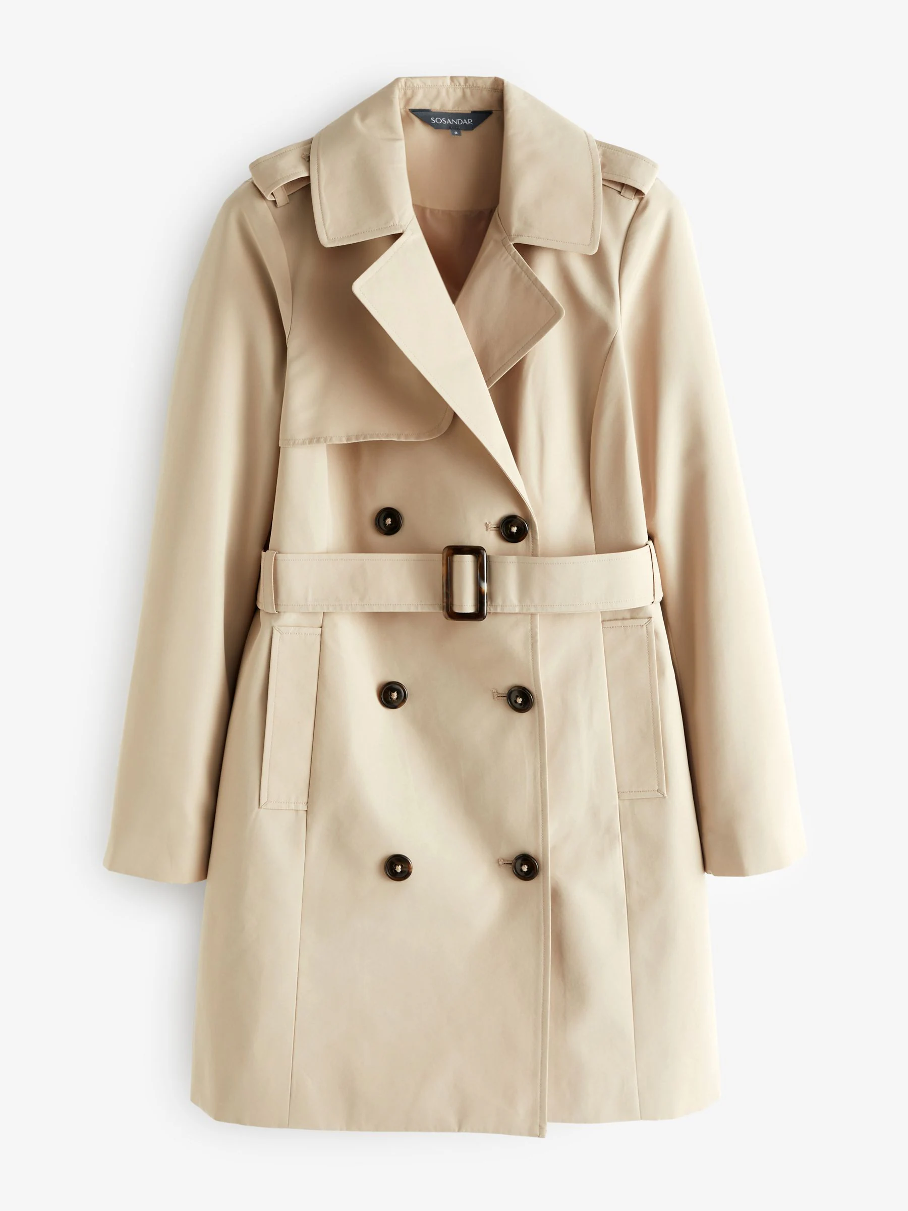 Natuurlijk - Sosandar - Double-breasted trenchcoat met zak