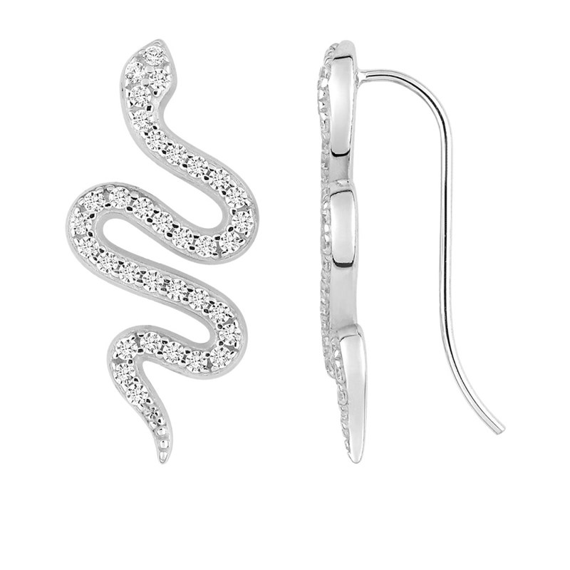 Boucles d'oreilles Femme - Oxyde de zirconium - Argent 925