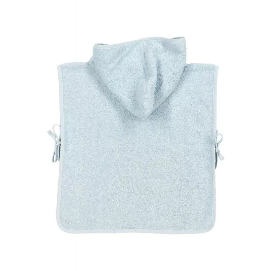 MEYCO Badeponcho Frottee Uni Light Blue