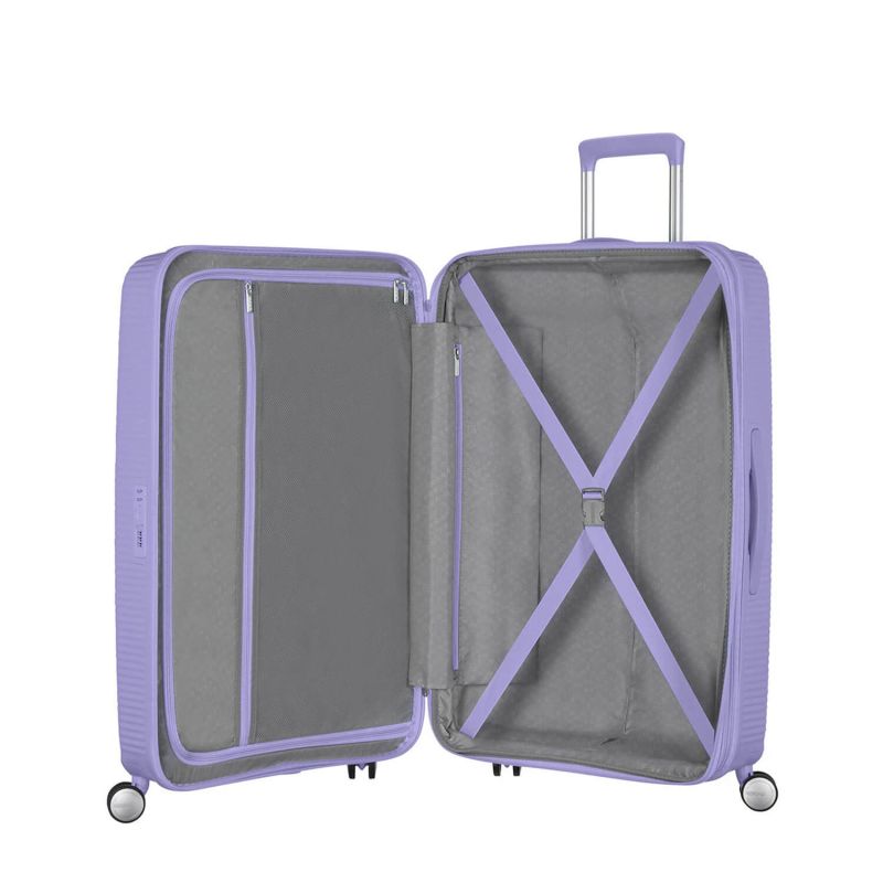 Valise rigide Soundbox Extensible 77 cm Lavande