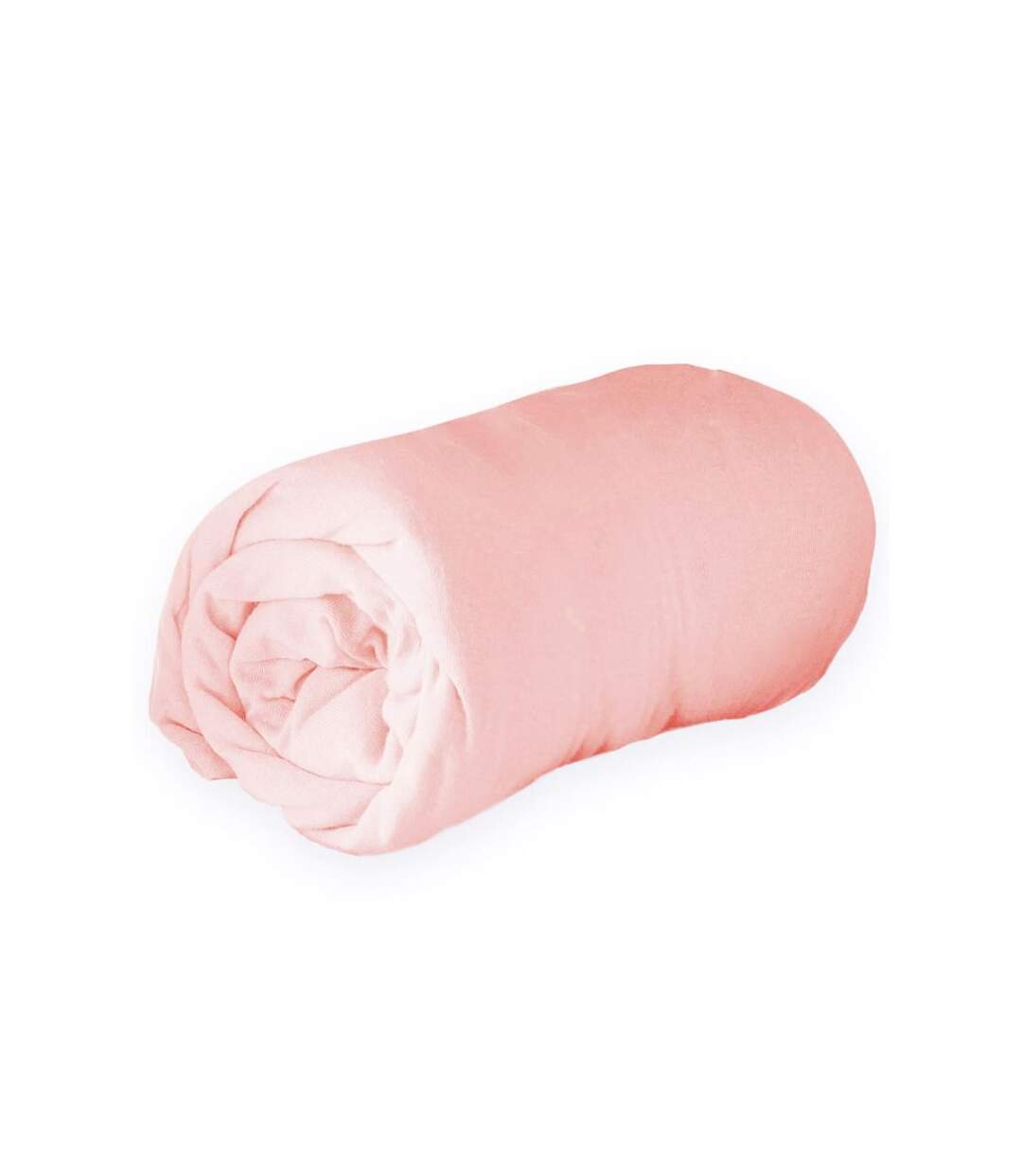 Drap Housse Jersy 160x200cm Rose Dragée