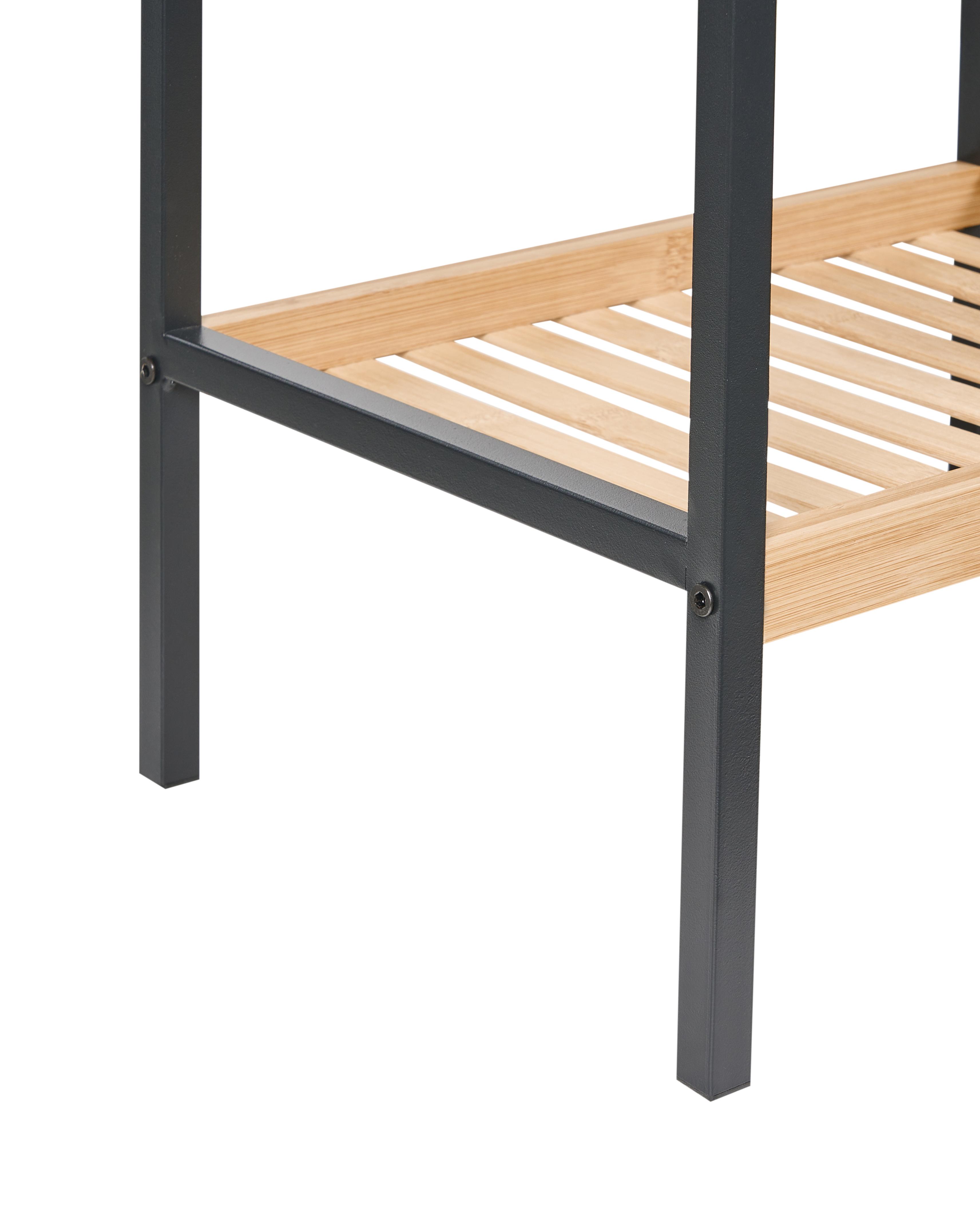Badkamerrek 4 planken bamboe lichtbruin TAJZARA