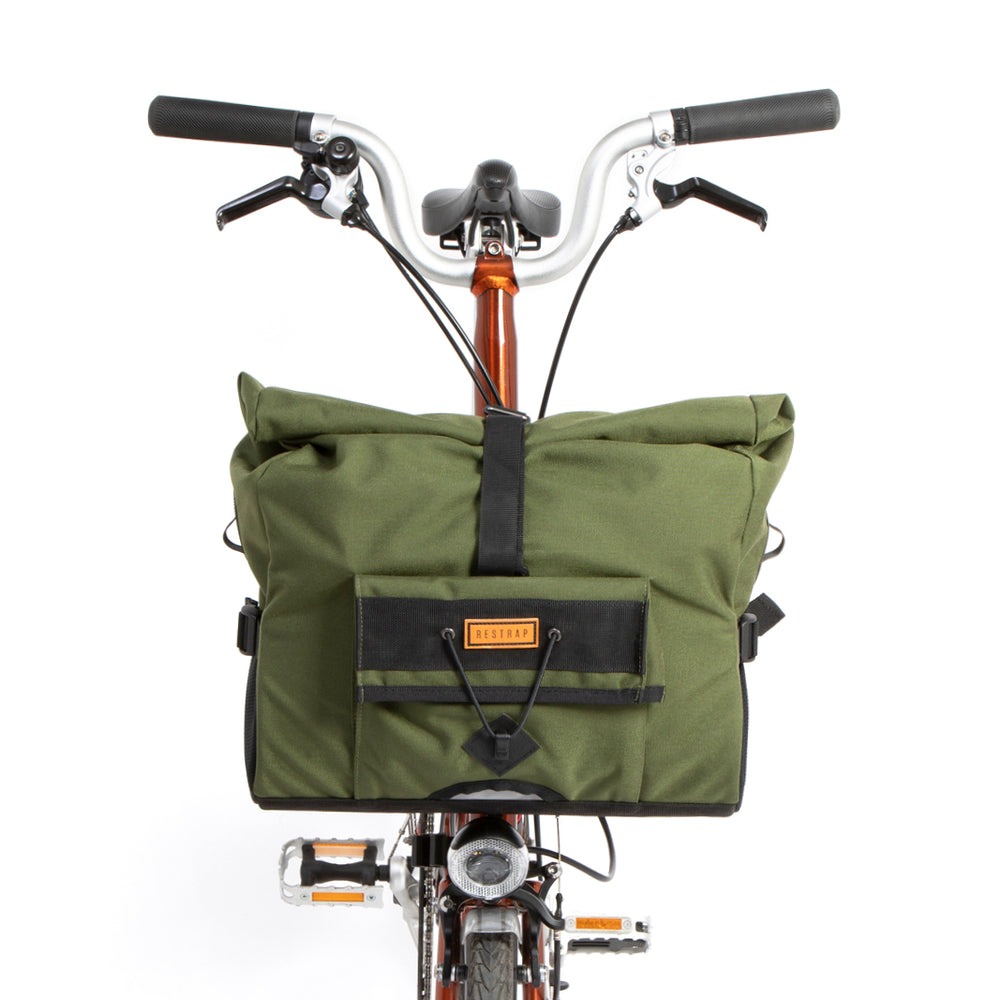 Restrap City Loader cykeltaske olivengrøn