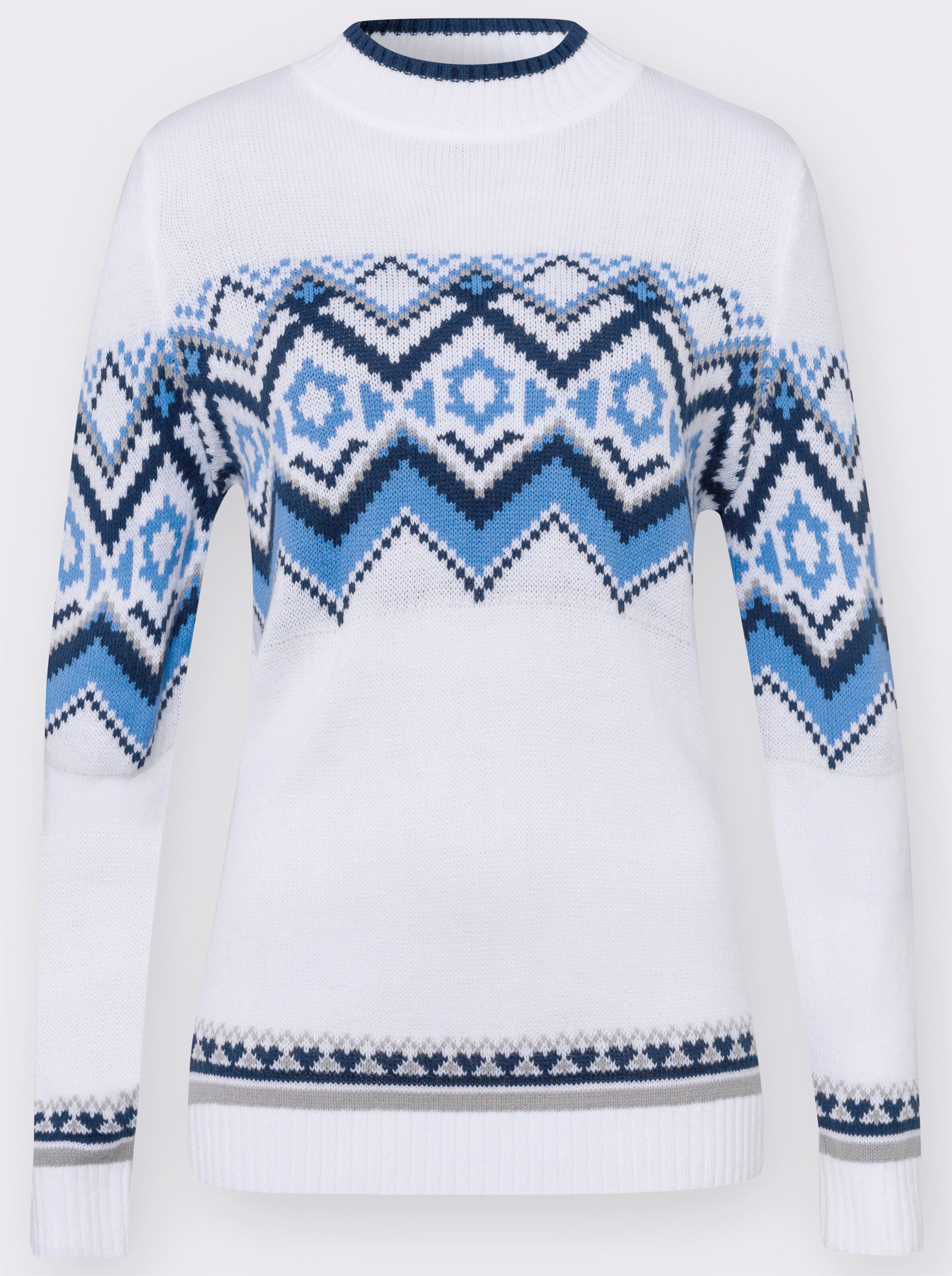 Stehkragenpullover