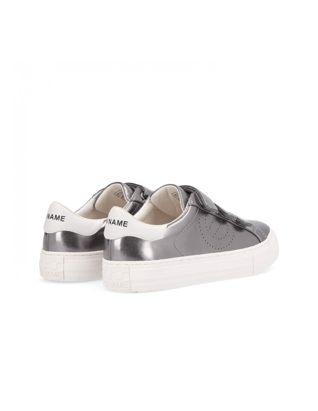 no name Baskets de ville femme arcade straps perfos grise