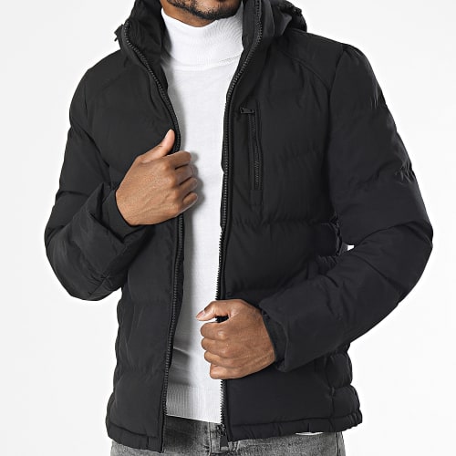 Doudoune Capuche Noir