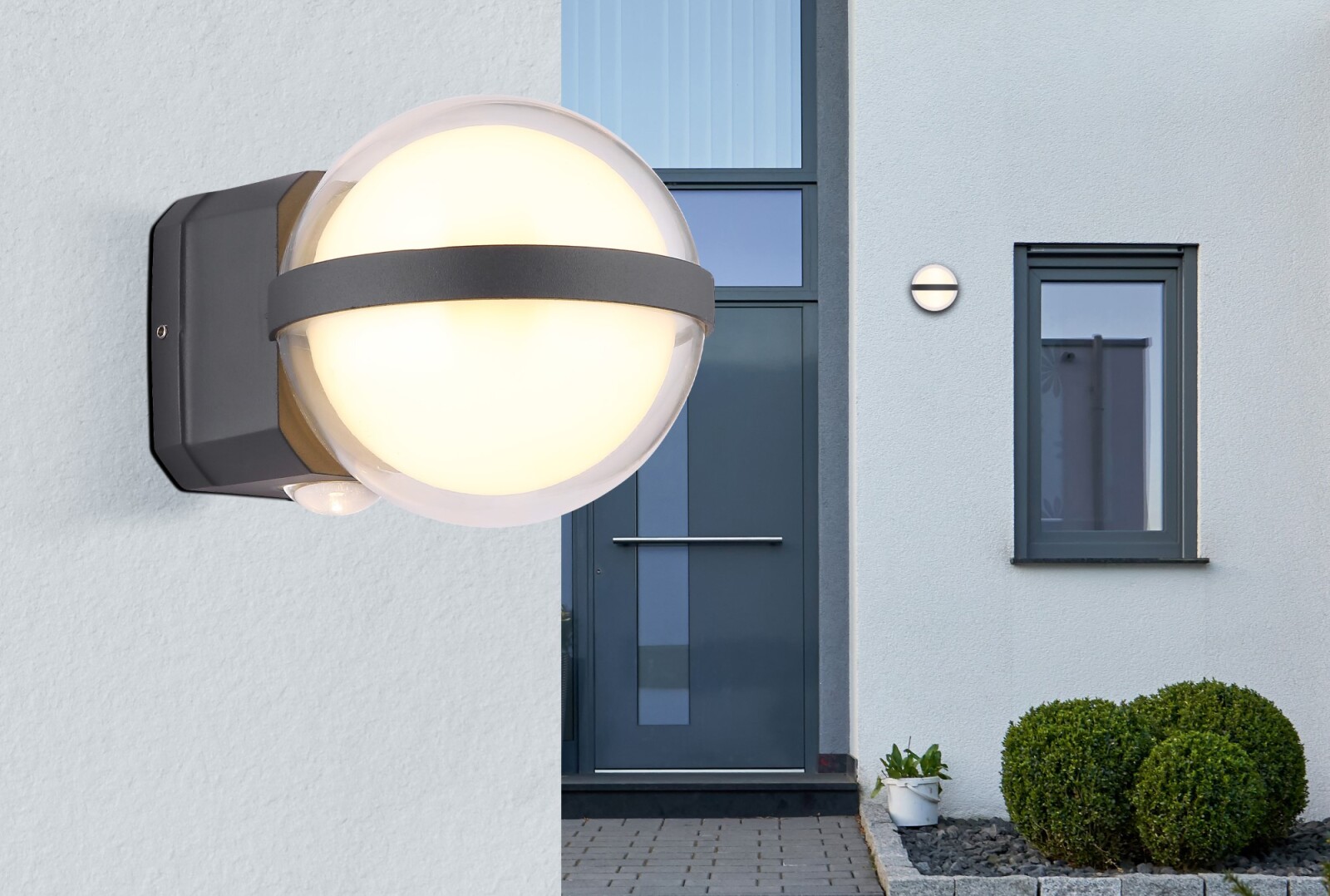 LED-Außenleuchte - anthrazit - 11 cm hoch